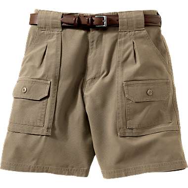 Khaki Shorts with Belt